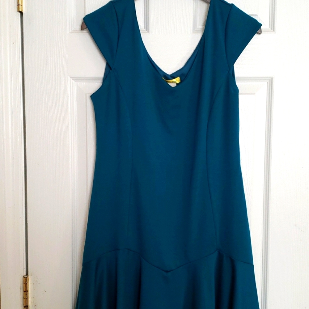 Modcloth teal blue dress from Yellow Star